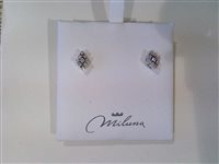 Orecchini Miluna Donna in Oro Diamante KERD1338BM